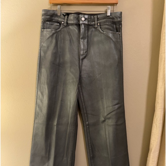 Paige jeans. NWT. Size 33. Silver shimmer. - Picture 12 of 14